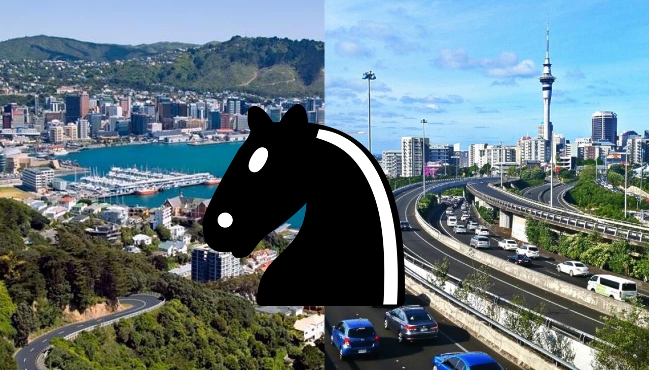 Online match between Auckland and Wellington chess players, April 1, 7:30 PM